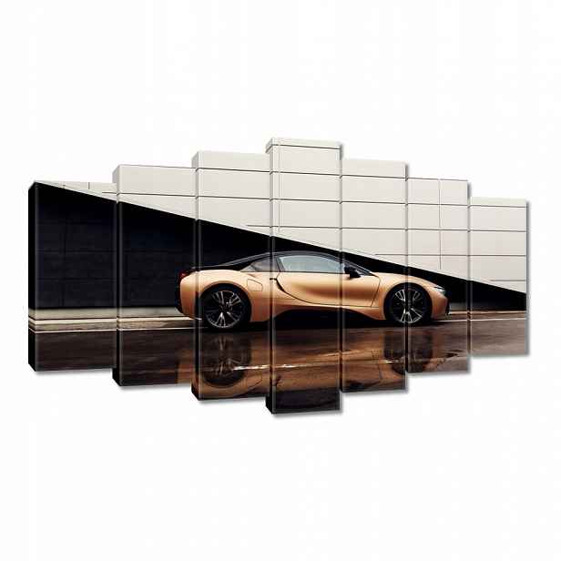 Obraz 140x80 Zlaté Bmw Auto