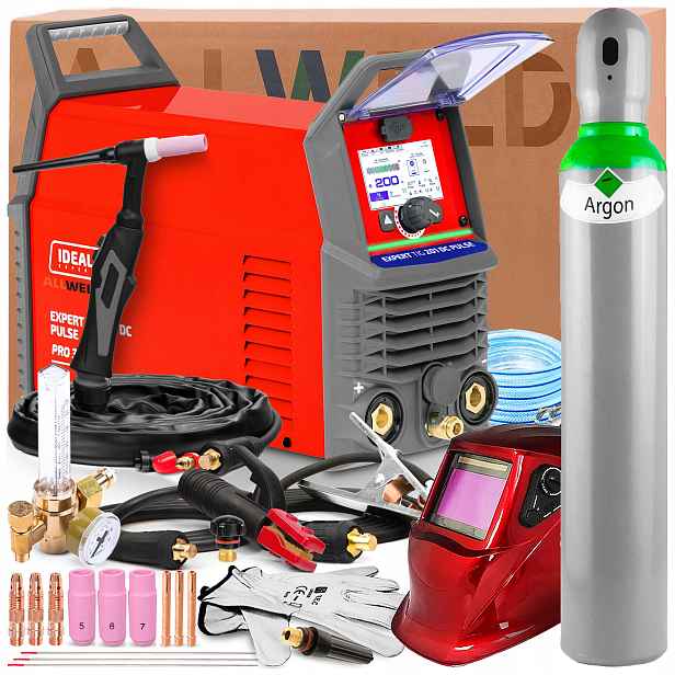 Svářečka Ideal Expert Tig 201 DC Pulse Pro 3.5 Hf Lift 230V 200A Spot Igbt