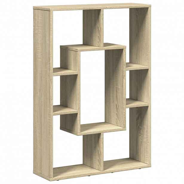 vidaXL Knihovna dub sonoma 63 x 20 x 90 cm kompozitní dřevo