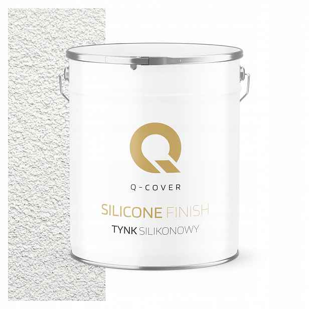 Silikonová Fasádní Omítka Bílá Teplá F101 7 Kg Beránek Granulace 1.0 mm