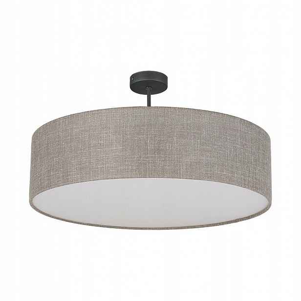 Stropní Svítidlo Stropní závěsná lampa Rondo 4x15W Šedá 60 cm Textilní Tk Lighting