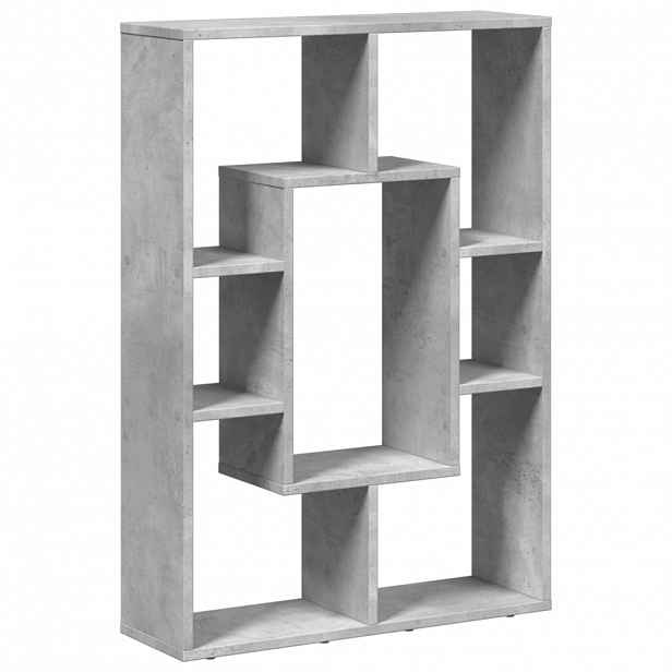 vidaXL Knihovna betonově šedá 63 x 20 x 90 cm kompozitní dřevo