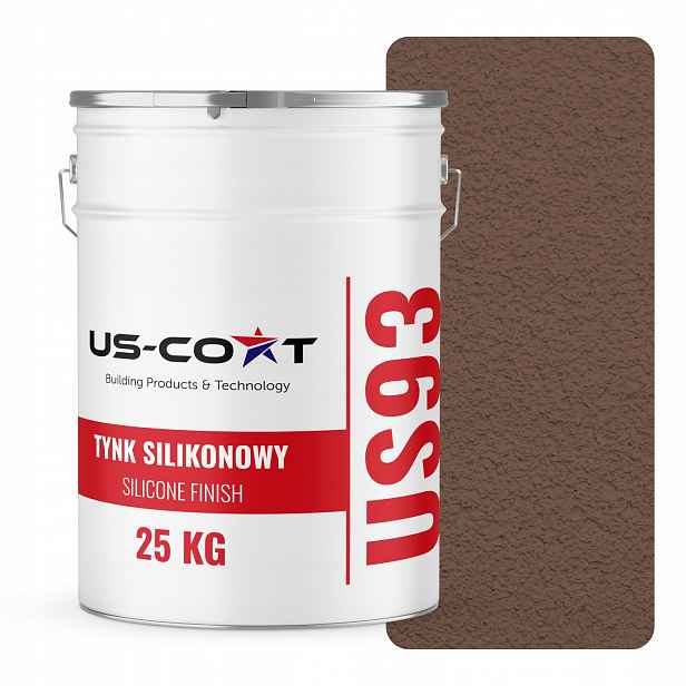 Silikonová Fasádní Omítka Čokoládová F536 25KG Beránek Granulace 1.5mm