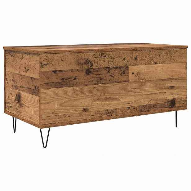vidaXL Konferenční stolek Staré dřevo 90 x 44.5 x 45 cm