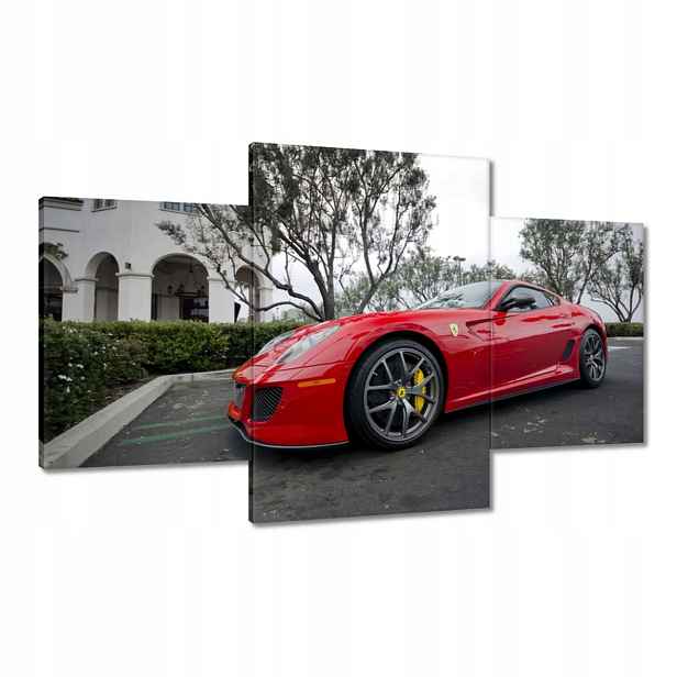 Obraz 100x60 Červené Ferarri