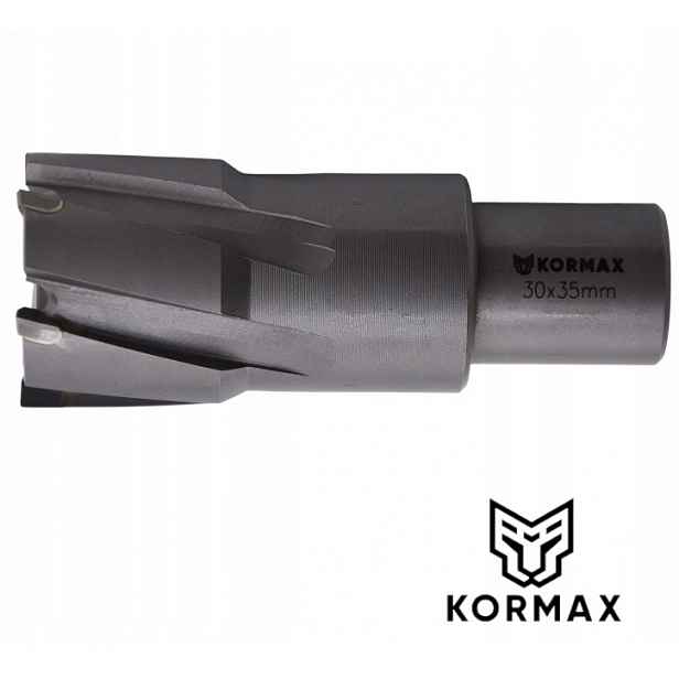 Trepanační fréza s karbidem 33 x 35 mm vrták 33 x 35 Weldon Kormax