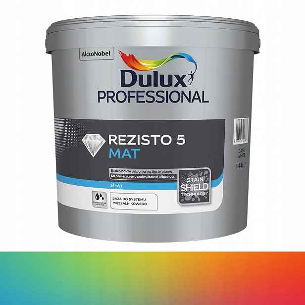 Barva barva na stěny Professional Dulux Rezisto 5 4,44L Ral Ncs