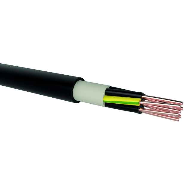 Kabel CYKY-J 7×1,5 RE 100 m/bal.