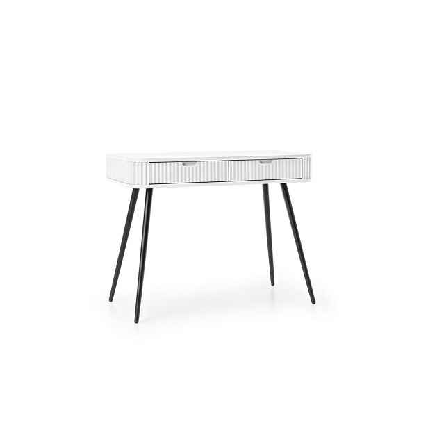 MASSENO KONZOLOVÝ STOLEK ZENZERO, 103/80/49 cm se zásuvkami, bílý