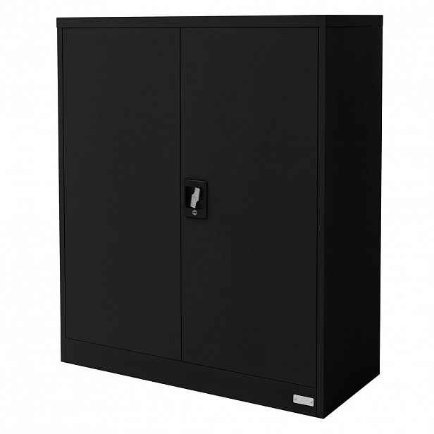 ML-DESIGN SKŘÍŇ NA DOKUMENTY 90x40x109 cm černá z oceli