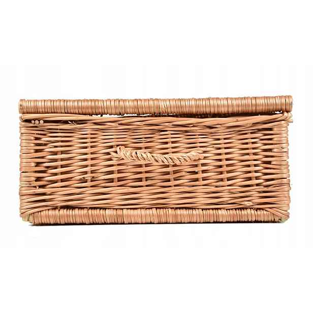 Proutěný kufr Neseser Piknikový Koš 40x27 cm