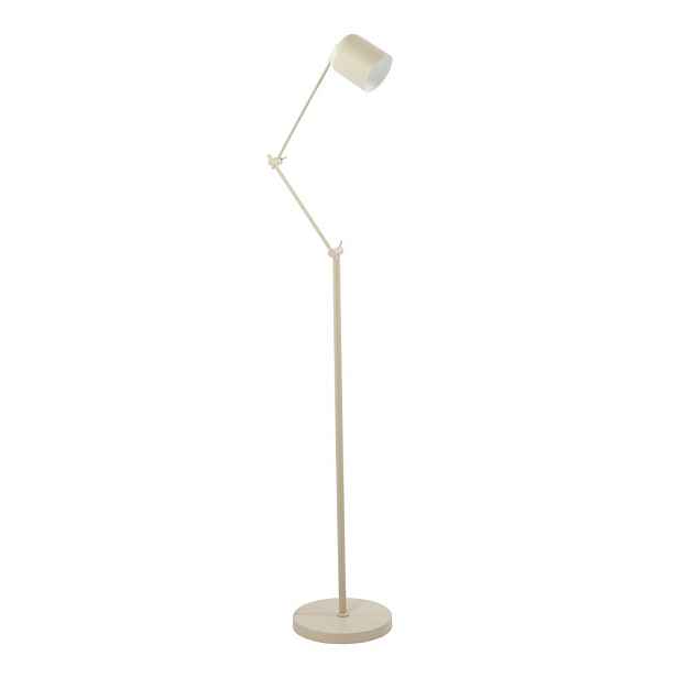 Světle šedá stmívatelná stojací lampa (výška 150 cm) Rijeka – Light & Living