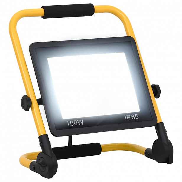 vidaXL LED reflektor s rukojetí 100 W studené bílé světlo