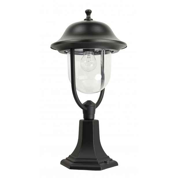 Retro stojací zahradní lampa 55 cm 1xE27 černá IP43 Su-ma Prince