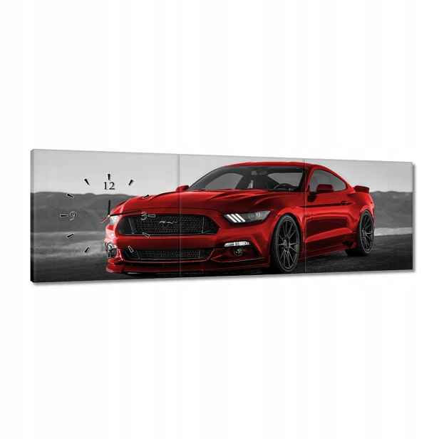 Hodiny 120x40 Ford Mustang Auto Usa