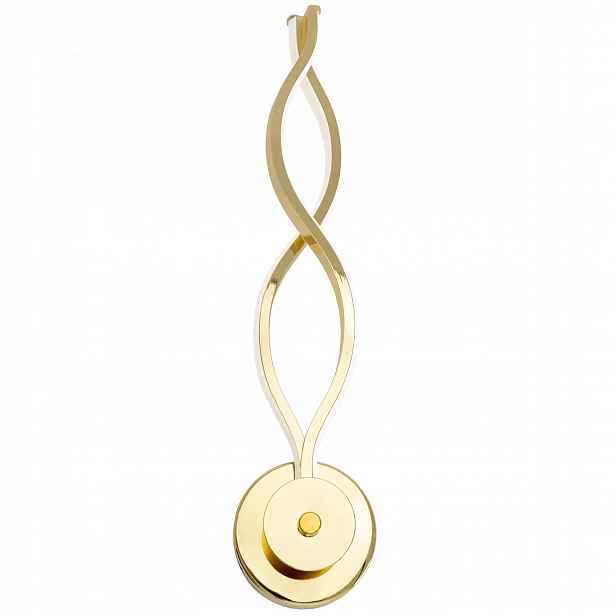 Nástěnná lampa Zlatá 45 cm Led nástěnné svítidlo Zlatá Lesk Moderní design