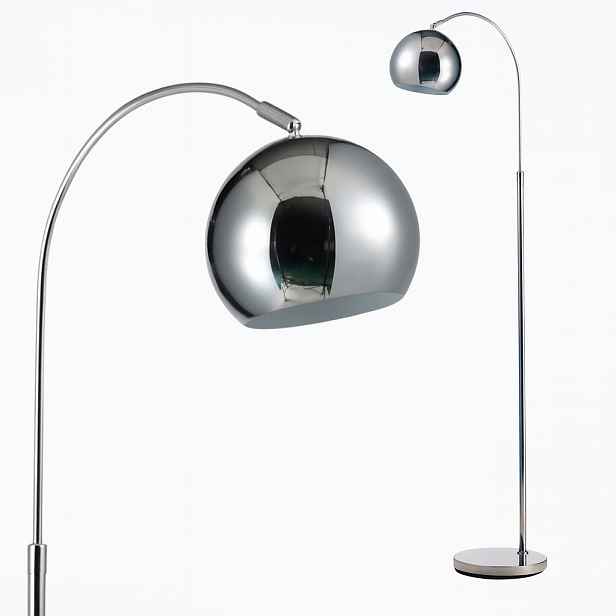 Stojací Lampa Oblouková Chrom Ball Koule
