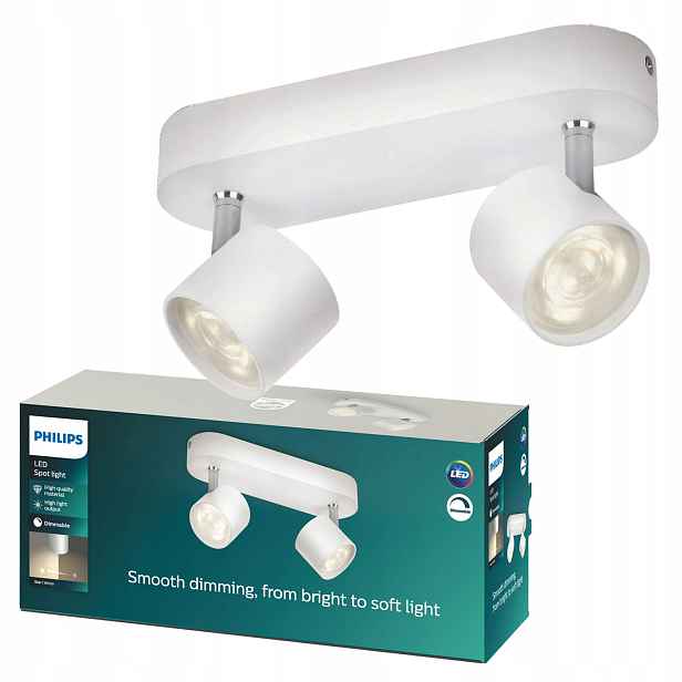 stropní svítidlo Led reflektor 9W 1000lm 2700K Bílá Star Philips