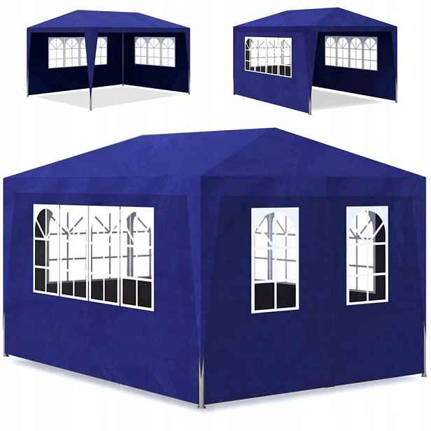 Zahradní pavilon Pe 3x4 m Altana 4 stěny okna Stan