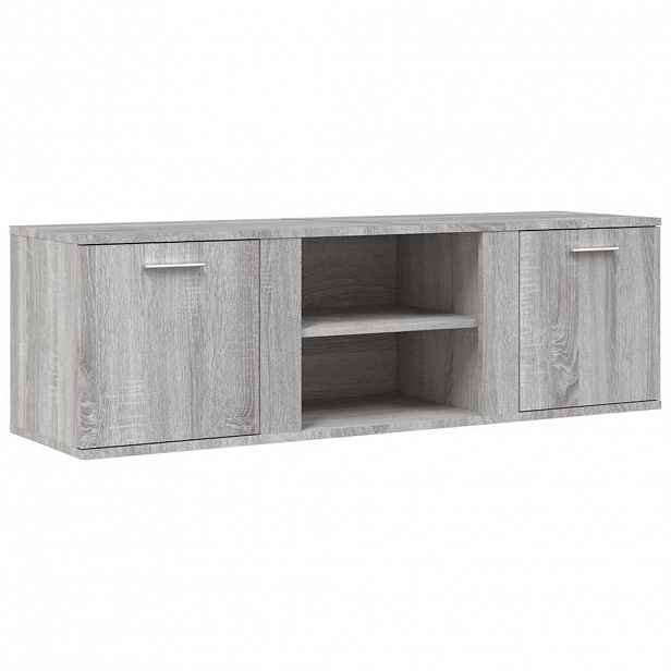vidaXL TV skříňka šedá sonoma 120 x 34 x 37 cm kompozitní dřevo