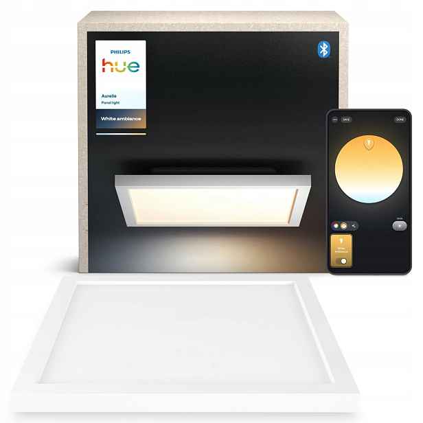Led panel Stropní Svítidlo 30x30 Tw Inteligentní Zigbee Aurelle Philips Hue