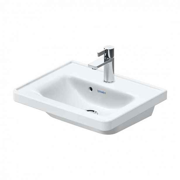 Duravit D-Neo - Umývátko 50x40 cm, s přepadem, otvor pro baterii, bílá 0742500000