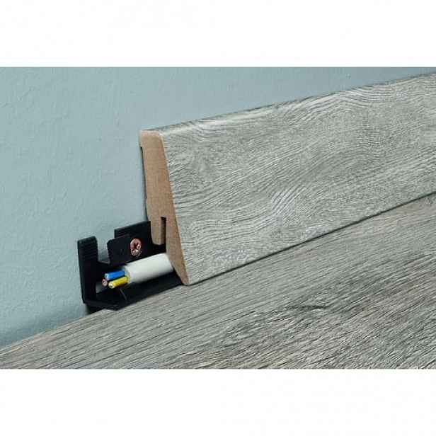 Lišta soklová Naturel šedá, MDF, délka 260 cm, K58CL071