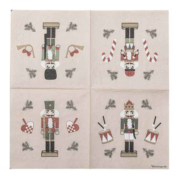 Papírové ubrousky v sadě 20 ks 25x25 cm Jolly – Bloomingville