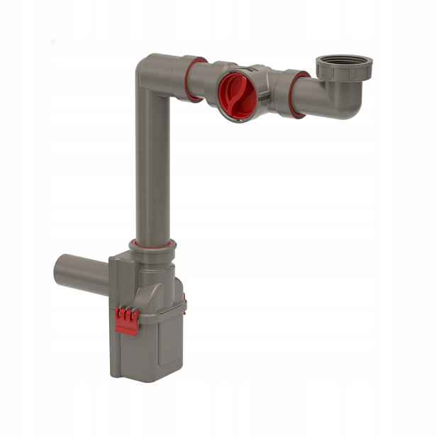 Umyvadlový Sifon šetřící místo Cgs Isy Revize 32 mm