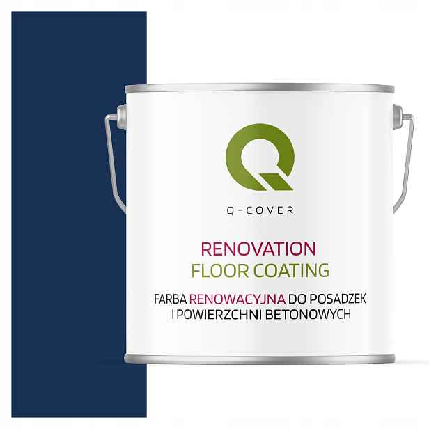 Barva Pro Renovaci Podlah Z Betonu Modrá Kobaltová Ral 5013 Polomat 5L