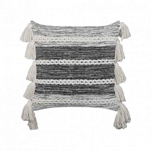 Beliani DEKORATIVNÍ POLŠTÁŘ Krémově bílý 45/45 cm Rochea