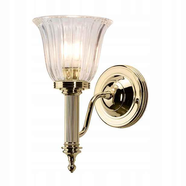 Elstead Koupelnové nástěnné svítidlo Zlatý Carroll G9 3W IP44 Elegantní Led