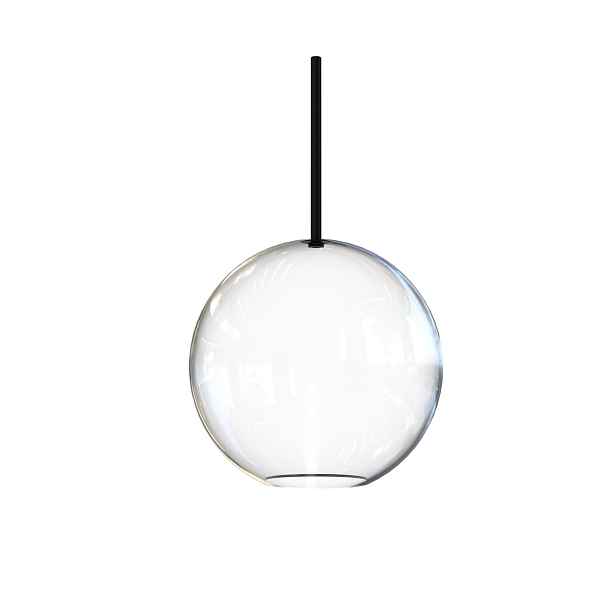 Nowodvorski Sphere L Skleněná clona 25 cm Transparentní Abažur Kula