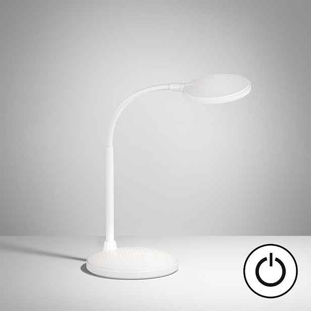Stolní lampa Work bílá led 4,5W 3000K 450lm Fischer&Honsel