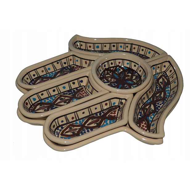 Mezze Set pro Mezze Meze Fatima Maroko Tunisko Hamsa