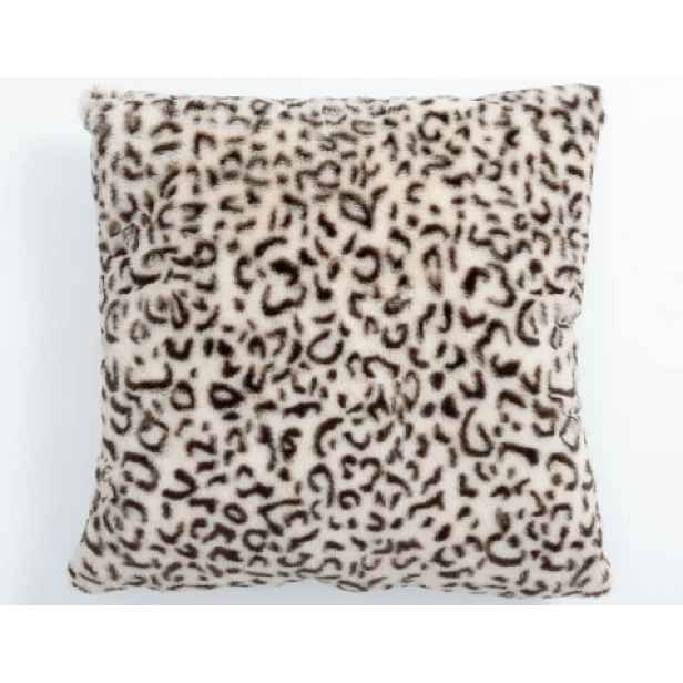 Dekorační polštář Fashion Leopard 45x45 cm, béžový