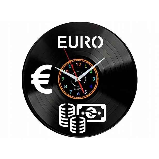 Euro Měna Dárek pro milovníka Originální Nástěnná Dekorace z desky