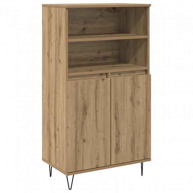 vidaXL Vysoký bufet Hnědá 60 x 36 x 110 cm Kompozitní dřevo