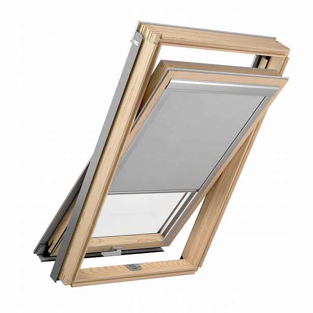 Termo Roleta na okna RoofLITE+ Dakstra Velux Fakro 78x140 M8A světle šedá