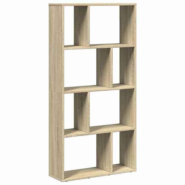 vidaXL Knihovna dub sonoma 60 x 20 x 120,5 cm kompozitní dřevo