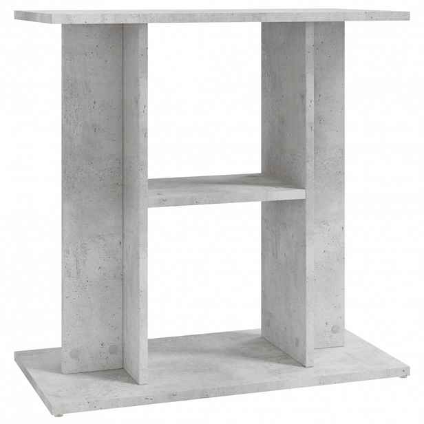 vidaXL Stojan na akvárium betonový šedý 60 x 30 x 60 cm, dřevo