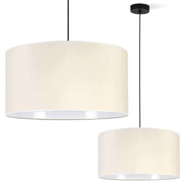Závěsná Stropní Lampa Gyrndol S Krémovým Stínidlem Do Obývacího Pokoje Ložnice Kuchyně