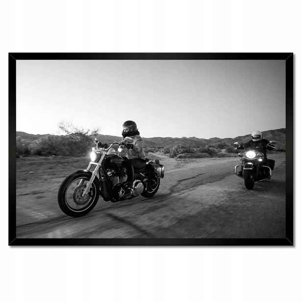 Plakáty v rámu 60x40 Harley Davidson Motocykl