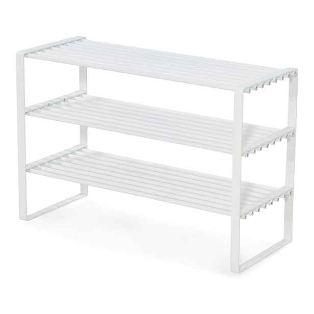 Bílý kovový botník 70x49x29 cm Rex – Spinder Design