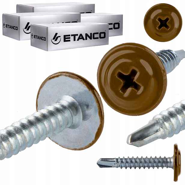 Samovrtné podložky 4,2 x 25 mm Ral 8003 1000 ks Etanco Gm-b