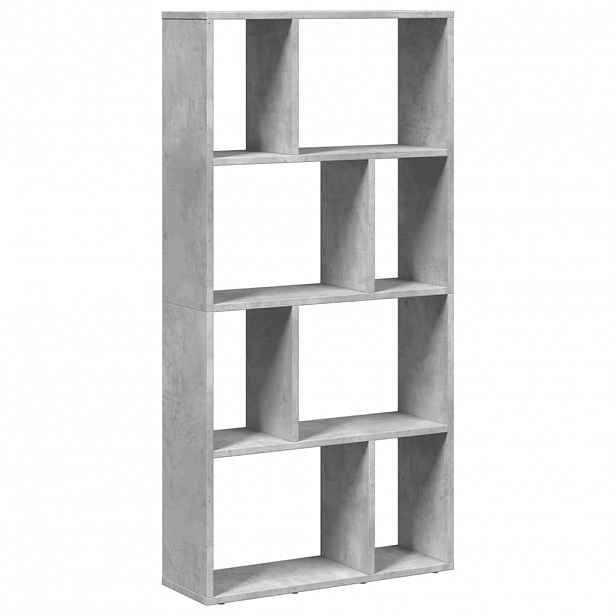vidaXL Knihovna betonově šedá 60 x 20 x 120,5 cm kompozitní dřevo