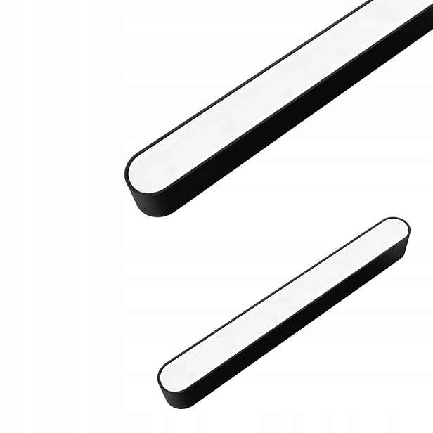 Černá lampa Lumo 12W Led Cct na lištu Magnetic Slim Light Prestige