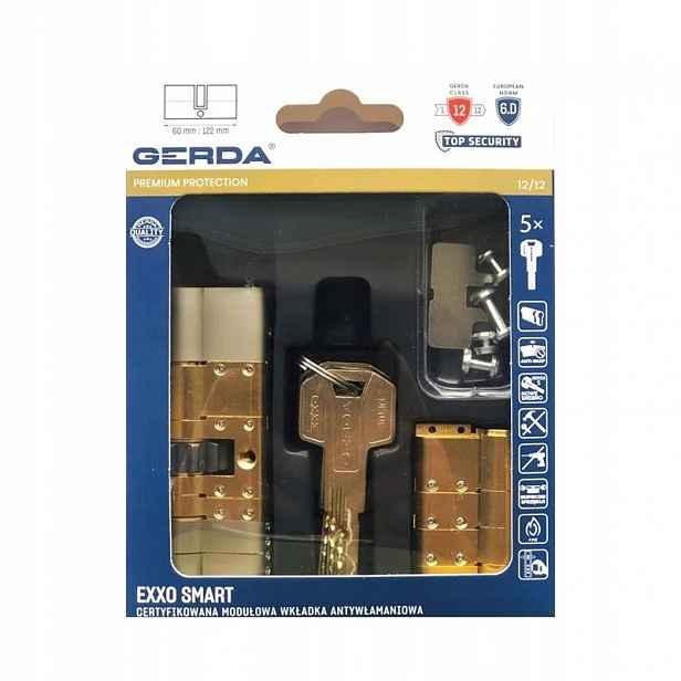 Modulární vložka Gerda Exxo Smart M 61/61, ozubená