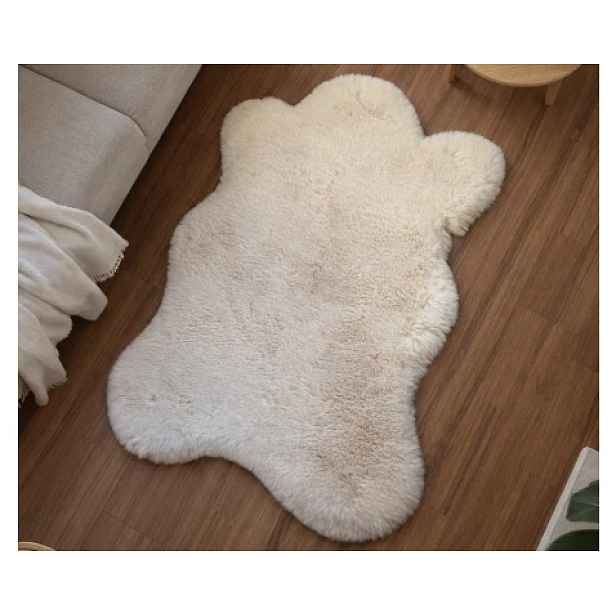 Umělá kožešina Rabbit Deluxe 60x90 cm, krémová