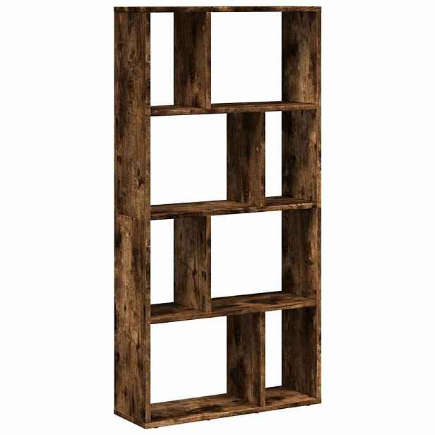 vidaXL Knihovna kouřový dub 60 x 20 x 120,5 cm kompozitní dřevo